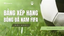ảnh chụp màn hình bang xep hang fifa bong da nam