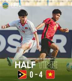 ảnh chụp màn hình bóng đá u17 việt nam timor leste