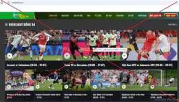 ảnh chụp màn hình bóng đá web