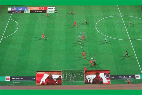 ảnh chụp màn hình game đá bóng 2 người đầu to