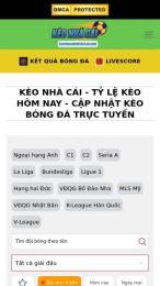 ảnh chụp màn hình kèo bóng đá trực tuyến nhà cái