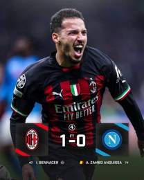 ảnh chụp màn hình kết quả bóng đá ac milan hôm nay