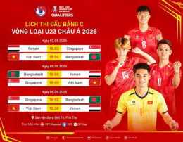 ảnh chụp màn hình lịch thi đấu của giải vô địch bóng đá asean 2026