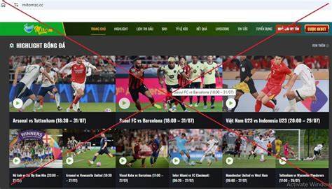 ảnh chụp màn hình web xem bóng đá wc