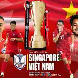 bóng đá việt nam singapore hôm nay