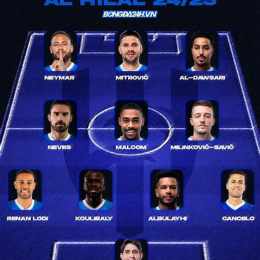 đội hình al hilal gặp câu lạc bộ bóng đá al najma
