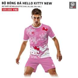 giao diện app áo đá bóng hello kitty