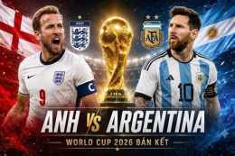 giao diện app bóng đá anh và argentina