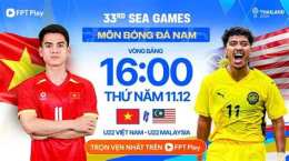 giao diện app bóng đá nam sea games hôm nay