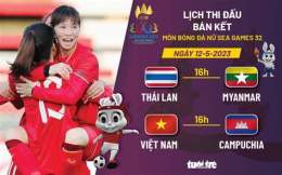 giao diện app bóng đá sea games nữ