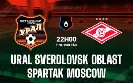 giao diện app câu lạc bộ bóng đá ural sverdlovsk oblast