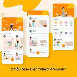giao diện app cây bỏng dạ