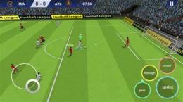 giao diện app chơi game bóng đá fifa trên điện thoại