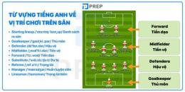 giao diện app đá bóng tiếng anh