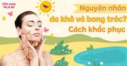 giao diện app da mặt khô bong tróc mùa đông