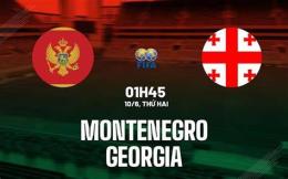 giao diện app đội tuyển bóng đá quốc gia montenegro