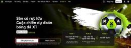 giao diện app dự định bóng đá