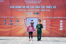 giao diện app giải bóng đã nữ dân tộc thiểu số