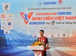 giao diện app giải bóng đá thanh niên sinh viên việt nam