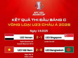 giao diện app kết quả bóng đá châu á u23