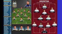 giao diện app kết quả của đội tuyển bóng đá quốc gia argentina