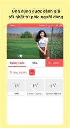 giao diện app ket qua truc tuyen bong da