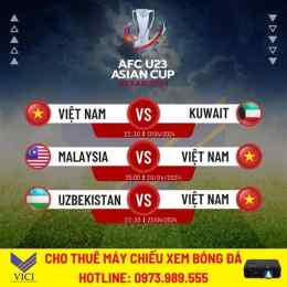 giao diện app lịch bóng đá afc u23 asian cup