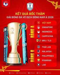 giao diện app lịch bóng đá việt nam aff cup 2026