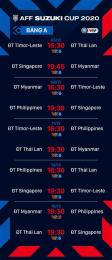 giao diện app lịch thi đấu bóng đá suzuki cup