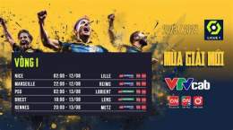 giao diện app lịch thi đấu giải bóng đá ligue 1