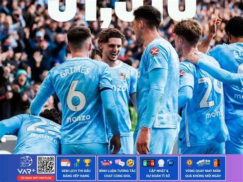 giao diện app man city gặp câu lạc bộ bóng đá coventry city