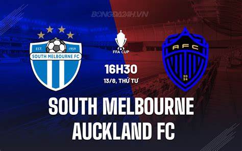 giao diện app melbourne city đấu với câu lạc bộ bóng đá auckland