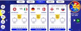 giao diện app nhận định bóng đá euro