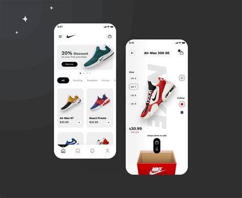 giao diện app nike bóng đá