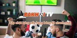 giao diện app rakhoi.tv bong da