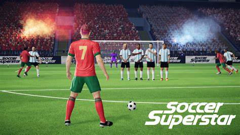 giao diện app soccer superstar - bóng đá