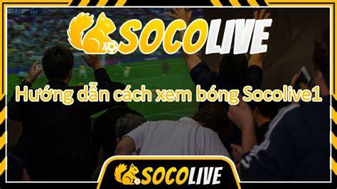 giao diện app socolive tv bóng đá