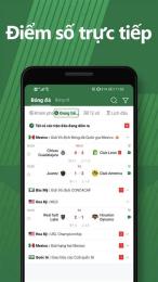 giao diện app tỉ số bóng đá thái lan