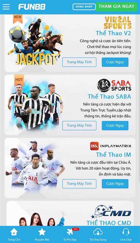 giao diện app trang cá độ bóng đá việt nam