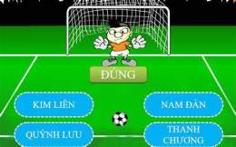giao diện app trò chơi đá bóng 2 người