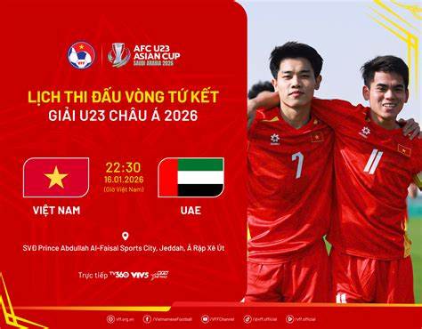 giao diện app tường thuật trực tiếp bóng đá u23 việt nam