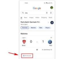 giao diện app tỷ số bóng đá psg