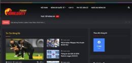 giao diện app web xem đá bóng trực tiếp