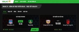 giao diện app xem bóng đá trên kênh xôi lạc