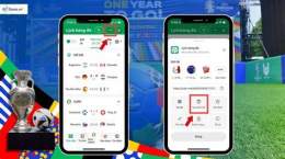 giao diện app xem lich bong da hom nay