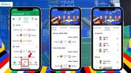 giao diện app xem lich bong da