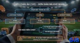 hướng dẫn sử dụng 1x2 trong kèo bóng đá là gì