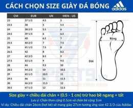 hướng dẫn sử dụng adidas giày đá bóng