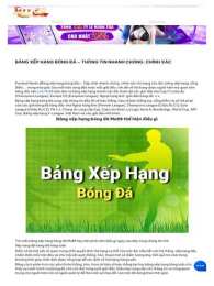 hướng dẫn sử dụng bang xep hang bong da colombia