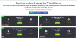 hướng dẫn sử dụng colatv trực tiếp bóng đá hôm nay